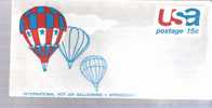 Aerogramme - U.S.A. Scott # UC46 - International Hot Air Balloning - 2c. 1941-1960 Briefe U. Dokumente