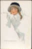 #92 SIGNED CHICKY SPARK  WOMAN OLD POSTCARD Nr. 1195 - Spark, Chicky