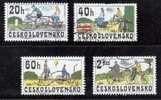 Tchécoslovaquie 1979 N°Y.T. : 2350 à 2353 Obl. - Usados