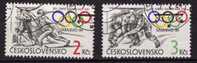 Tchécoslovaquie 1984 N°Y.T. : 2570 Et 2571 Obl. - Usati