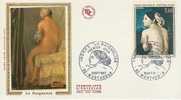 France FDC Lettre 1er Jour (No.1530 Yvert & Tellier ) Ingres "La Baigneuse" 9 Septembre 1967 Montauban - 1960-1969