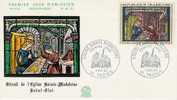 France FDC Lettre 1er Jour (No.1531 Yvert & Tellier ) Sainte Madeleine 7 Octobre 1967 Troyes - 1960-1969