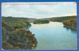 USA; Mississippi River Below Fort Snelling - Autres & Non Classés