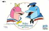 DOLPHIN DAUPHIN Dolfijn DELPHIN Tier Animal (588) Telecarte Japan * Kure Portopia Land - Delphine