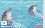 DOLPHIN DAUPHIN Dolfijn DELPHIN Tier Animal (596) Telecarte Japan - Dauphins