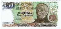 50 Pesos     "ARGENTINE"     UNC     Ble 4 - Argentinien