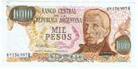 1000 Pesos     "ARGENTINE"     UNC      Ble 4 - Argentinië