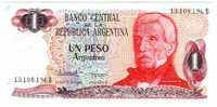 1 Peso     "ARGENTINE"     UNC      Ble 4 - Argentinië
