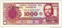 1000 Guaranies "PARAGUAY"  Série  2002  UNC  Ble 62 - Paraguay