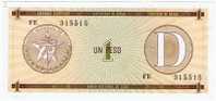 1  Pesos D  Touristes "CUBA"    UNC    Ble 13 - Cuba