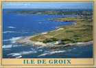 CPSM.  ILE DE GROIX .LA POINTE DES CHATS. DATEE 1992. - Groix