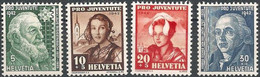 SWITZERLAND..1942..Michel # 412-415...MLH. - Unused Stamps