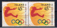 IS+ Island 1996 Mi 852 Olympische Spiele (1 Marke, 1 Stamp, 1 Timbre) - Usati