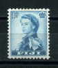 FIJI     1954     1d  Turquoise Blue - Fidji (1970-...)