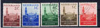 NL Niederlande 1951 Mi 27-30 33 Dienstmarken: Internationalrt Gerichtshof Den Haag - Officials