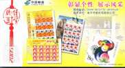 Shenxiao Moneky   Stamps On Card Philately ,   Prepaid Card , Postal Stationery - Andere & Zonder Classificatie