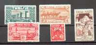 Tun 292 - YT 268 à 272 * - Charnières Complètes - Unused Stamps