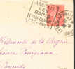 1928 France 66   Daguin Amelie Les Bains Thermes  Terme Thermae   Sur Lettre Entiere - Thermalisme