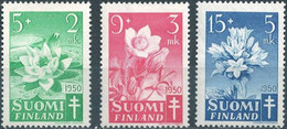FINLAND..1950..Michel # 385-387...MLH. - Unused Stamps