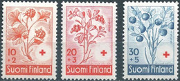 FINLAND..1958..Michel # 499-501...MLH. - Ungebraucht