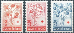 FINLAND..1958..Michel # 499-501...MLH. - Unused Stamps