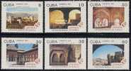 1992 CUBA HERITAGE BUILDING 6V MNH - Neufs