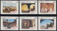 1992 CUBA HERITAGE BUILDING 6V MNH - Unused Stamps