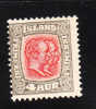 Iceland 1907-08 Kings Christian IX & Frederik VIII 4a Perf 13 Mint - Unused Stamps