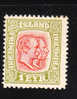 Iceland 1915-18 Kings Christian IX & Frederik VIII 1e Perf 14 Mint - Unused Stamps