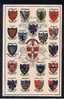 Early Heraldic Coats Of Arms Postcard Cambridge University Colleges - Ref 255 - Cambridge