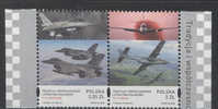 2008 POLAND AIR FORCE  2V - Unused Stamps