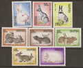 Albanie Shqiperise ** 1020/27 Lapins - Rabbits