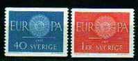 SUEDE         Neuf **      Y. Et T. N° 454 Et 455         Cote: 0.90 Euros - Unused Stamps