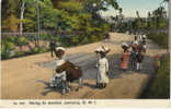 Jamaica BWI ´Going To Market´ Women On Road With Market Wares, Train Tracks Railroad Tracks - Giamaica