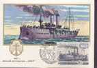 RUSSIE CARTE MAXIMUM NUM.YVERT 3892 HISTOIRE DE LA FLOTTE RUSSE BATEAUX - Maximumkarten