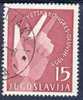 YU 1955-764 2°KONGRES , YUGOSLAVIA, 1v, Used - Gebraucht