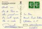 Postal Paris  20 (rue Pyrenees) 1973 Flamme - Briefe U. Dokumente