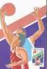 CHINE CARTE  MAXIMUM      NUM.YVERT  3121 BASKET JEUX OLYMPIQUES BARCELONE 92 - Cartes-maximum