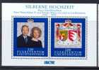 Noces D'argent Du Couple Princier -1992  Yvert Bloc Feuillet N° 16 - Blocks & Kleinbögen