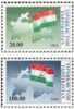 1992 TAJIKISTAN Definitive Issue Flag&map 2v - Tadschikistan