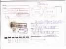 GOOD RUSSIA " REGISTERED " Postal Cover 2001 To ESTONIA - Brieven En Documenten