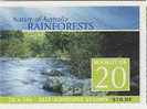 Australia-2002 Rainforest $10.00 Booklet - Cuadernillos