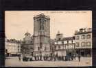 93 AUBERVILLIERS Place De La Mairie, Eglise, Bien Animée, Ed ELD 55, 1915 - Aubervilliers