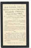 STOCKEM - Faire-part De Décès De Mde E. Thill Veuve De Mr. Jean Thill 1836-1922 (sf3) - Autres & Non Classés