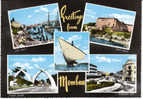 Mombasa Multi-view Vintage Postcard, Kitindini Road Old Port Fort Jesus Giant Tusks - Kenya