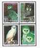 1995 CHINA OWLS 4V STAMP - Nuevos