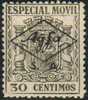 Timbre Especial Móvil AGFA 30 Cts Negro NO CATALOGADO - Steuermarken