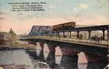 Boston Mass. - Charleston Bridge In 1913 - Train - Used - Poor Condition - Boston