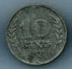 Pays-Bas 10 Cents Zinc 1941 Ttb - 10 Centavos