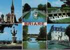 CPSM. BRIARE LE CANAL. EGLISE. PONT CANAL. BARRAGE DU BARABAN. PASSERELLE. HOTEL VILLE... - Briare